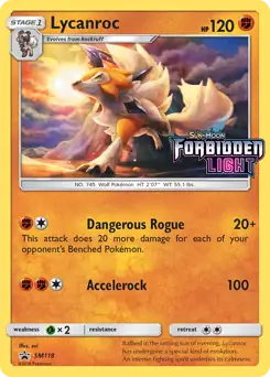 Lycanroc Prerelease SM118 Normal