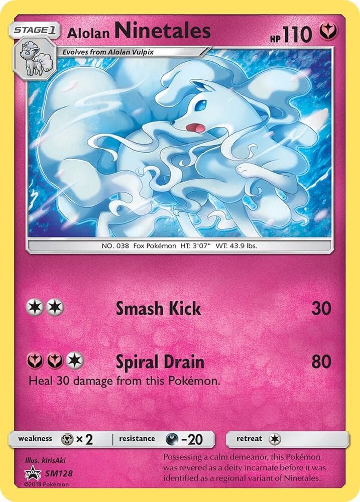 Alolan Ninetales SM128 Holo
