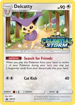 Delcatty Prerelease SM132 Normal