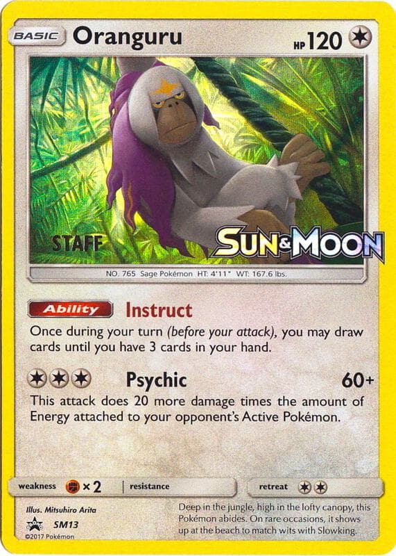 Oranguru Prerelease Staff SM13 Normal