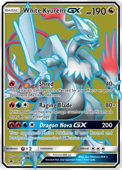White Kyurem GX SM141 Normal
