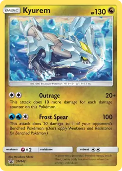 Kyurem SM142 Normal