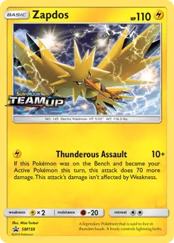 Zapdos SM159 Normal