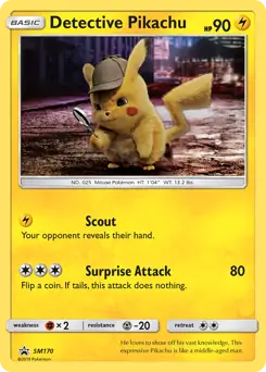 Detective Pikachu SM170 Normal