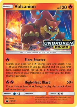 Volcanion Prerelease SM179 Normal