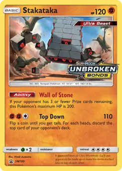 Stakataka Prerelease SM180 Normal