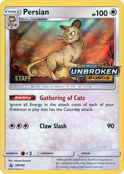 Persian Prerelease Staff SM182 Normal