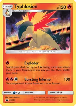 Typhlosion SM185 Normal