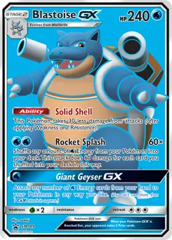 Blastoise GX SM189 Normal