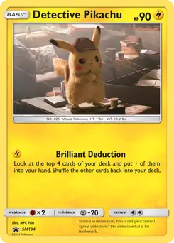 Detective Pikachu SM194 Normal