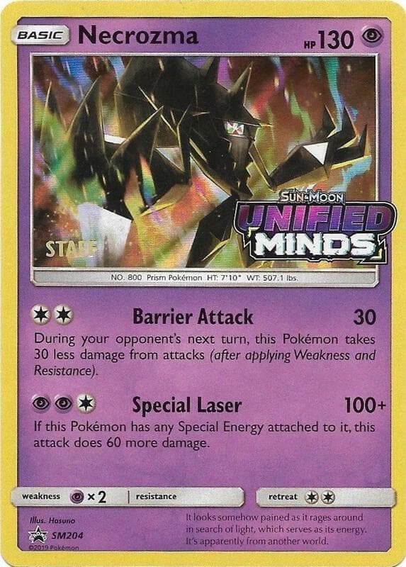 Necrozma Prerelease Staff SM204