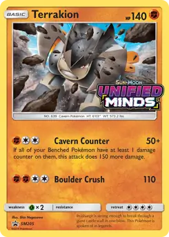 Terrakion Prerelease SM205