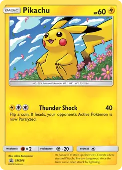 Pikachu SM206 Normal