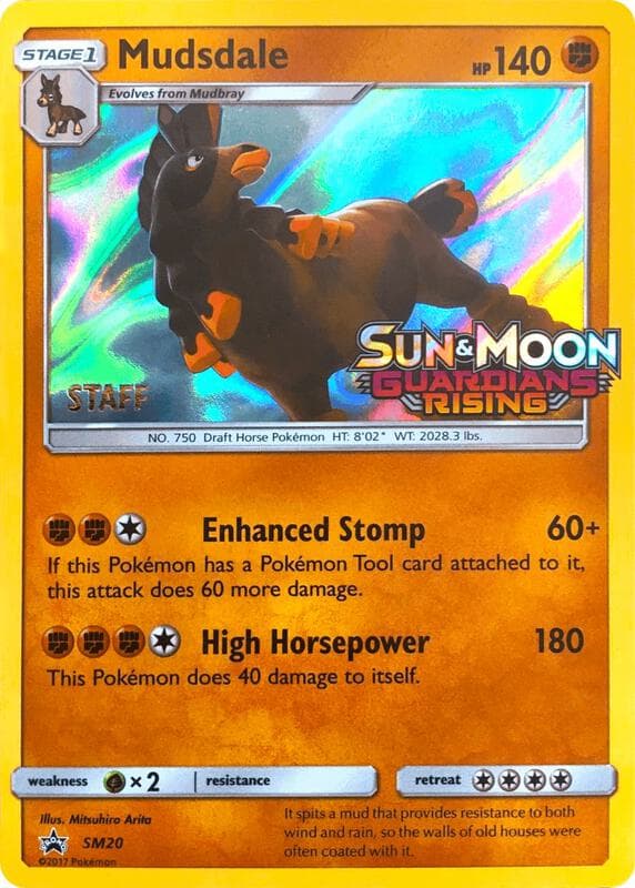 Mudsdale Prerelease Staff SM20 Normal