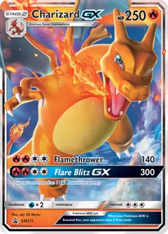 Charizard GX SM211 Normal