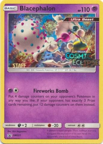 Blacephalon Prerelease Staff SM221 Normal
