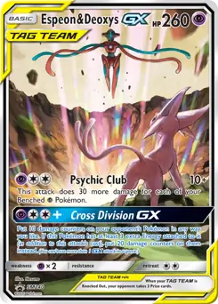 Espeon & Deoxys GX SM240 Normal
