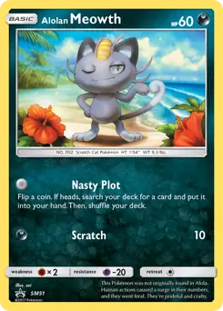 Alolan Meowth SM51 Normal