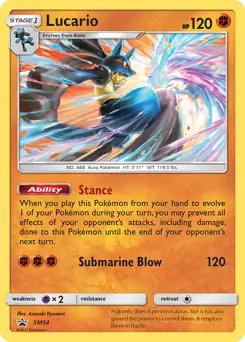 Lucario SM54 Normal