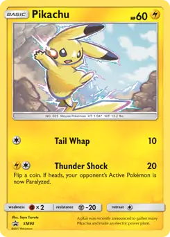 Pikachu SM98 Normal
