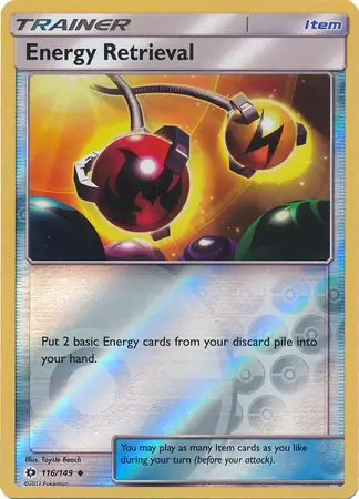Energy Retrieval Reverse Holo 116 Normal