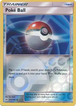 Poke Ball Reverse Holo 125