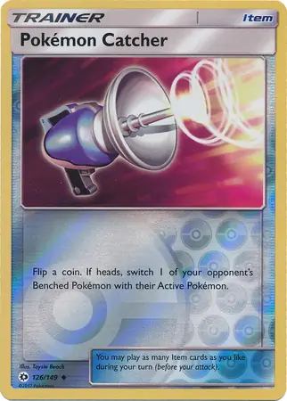 Pokemon Catcher Reverse Holo 126 Normal