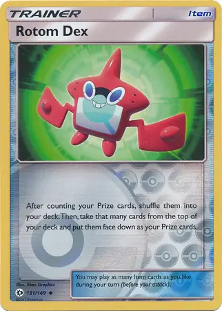 Rotom Dex Reverse Holo 131 Normal