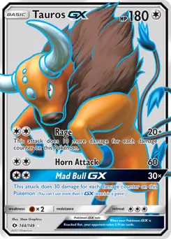 Full Art Tauros GX 144