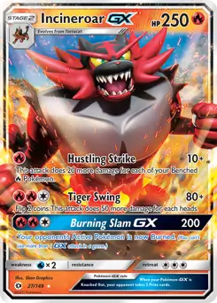 Incineroar GX 27 Normal