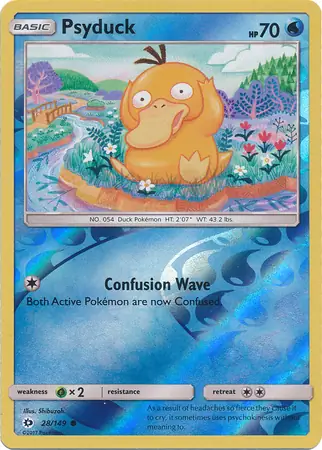 Psyduck Reverse Holo 28