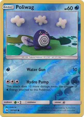Poliwag Reverse Holo 30