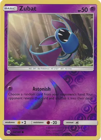 Zubat Reverse Holo 54 Normal
