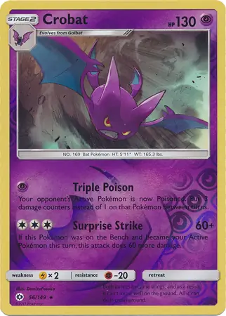 Crobat Reverse Holo 56 Normal