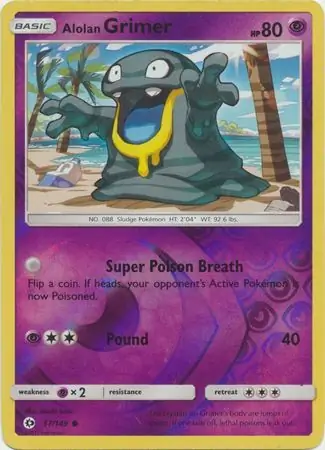 Alolan Grimer Reverse Holo 57 Normal