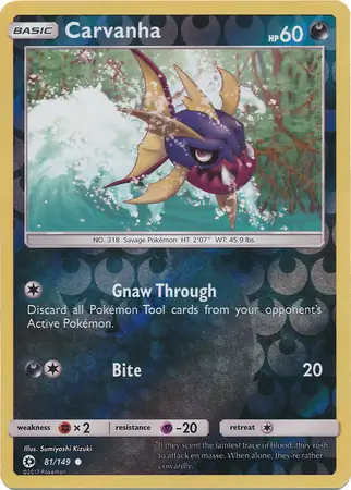 Carvanha Reverse Holo 81 Normal