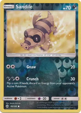 Sandile Reverse Holo 83 Normal