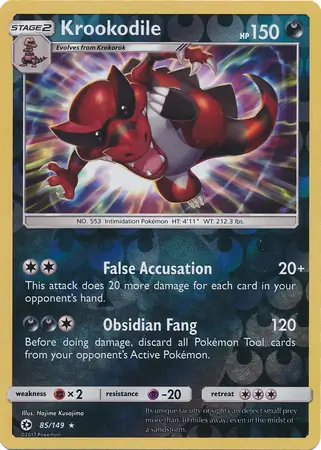 Krookodile Reverse Holo 85
