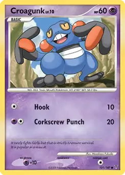 Croagunk 101 Normal