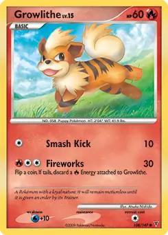 Growlithe 108 Normal