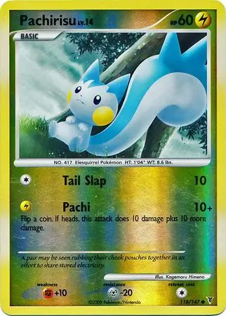 Pachirisu Reverse Holo 118 Normal