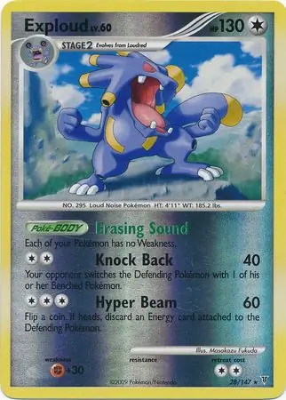 Exploud Reverse Holo 28 Normal