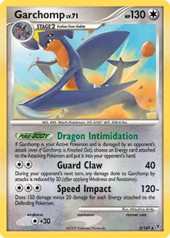 Garchomp Holo 5 Normal