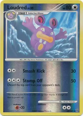 Loudred Reverse Holo 64