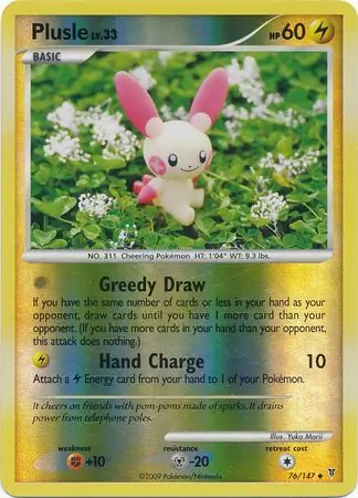 Plusle Reverse Holo 76
