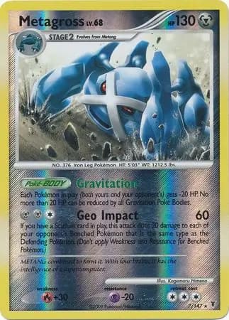 Metagross Reverse Holo 7 Normal