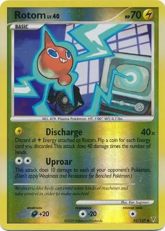 Rotom Reverse Holo 82