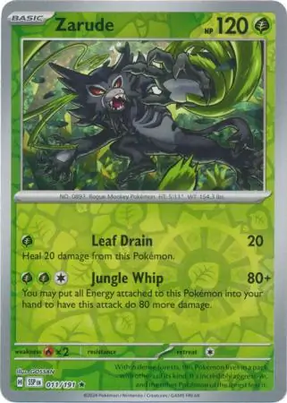 Zarude Reverse Holo 011