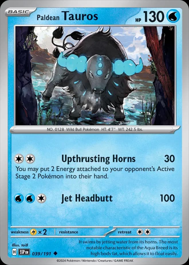 Paldean Tauros 039
