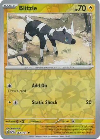 Blitzle Reverse Holo 062 Normal